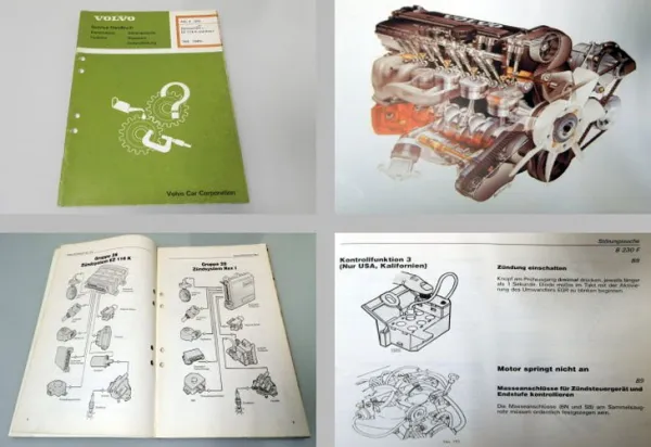 Werkstatthandbuch Volvo 740 ab 1989 Zündsystem EZ116K / Rex I Reparatur