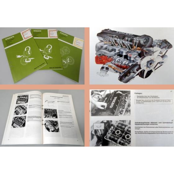 Werkstatthandbuch Volvo 740 Motor B234F + LH Jetronic 2.4 Reparatur Überholung