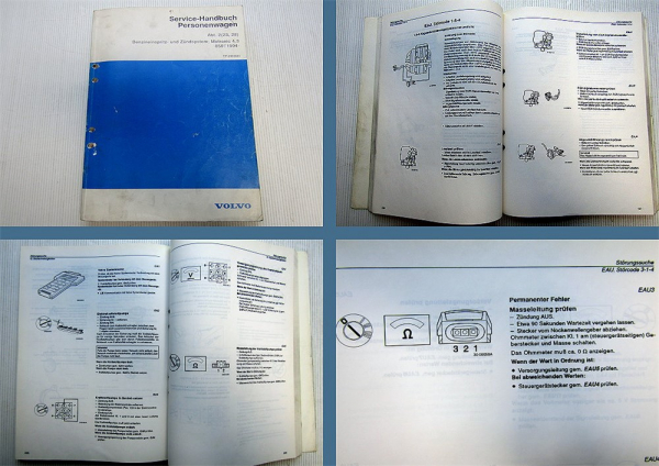 Werkstatthandbuch Volvo 850 ab 1994 Motronic 4.3 Diagnose Einspritzanlage B5234T