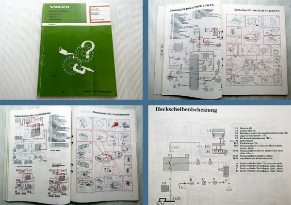 Werkstatthandbuch Volvo 960 940 SE BJ 1991 Elektrische Schaltpläne Elektrik