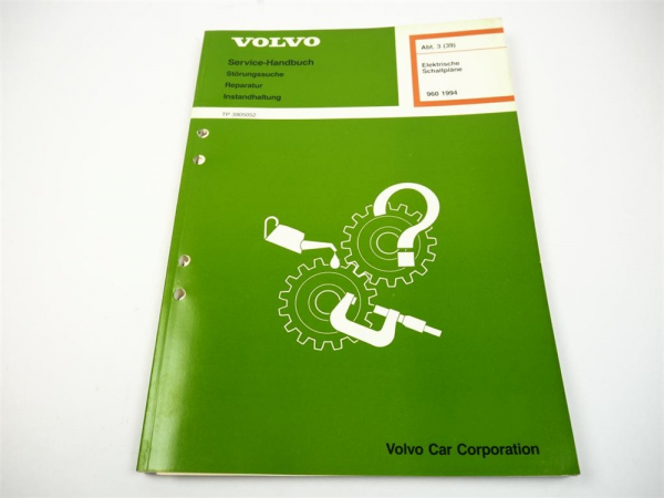 Werkstatthandbuch Volvo 960 BJ 1994 Elektrische Schaltpläne Fehlersuche Elektrik