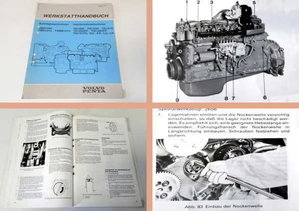 Werkstatthandbuch Volvo Penta TMD TD TID 100 120 121 100 C G K HPP FG Reparatur