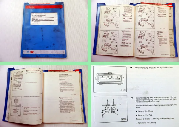 Werkstatthandbuch VW Passat B3 35i Fahrwerk Eigendiagnose ab 1988 - 1992
