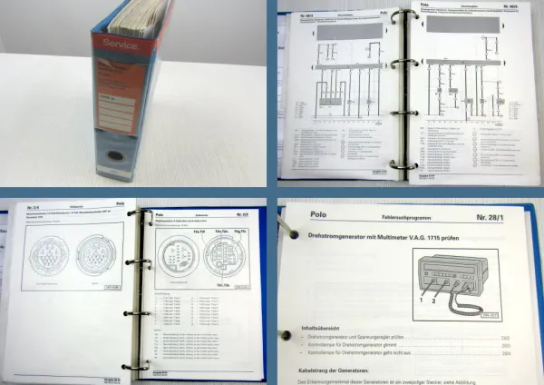 Werkstatthandbuch VW Polo 3 6N 1998 1999 2000 Stromlaufpläne Elektrik Schaltplan