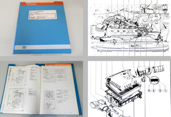 Werkstatthandbuch VW Polo 86C 1,3l Reparaturleitfaden Digifant 3F bis 09.1990