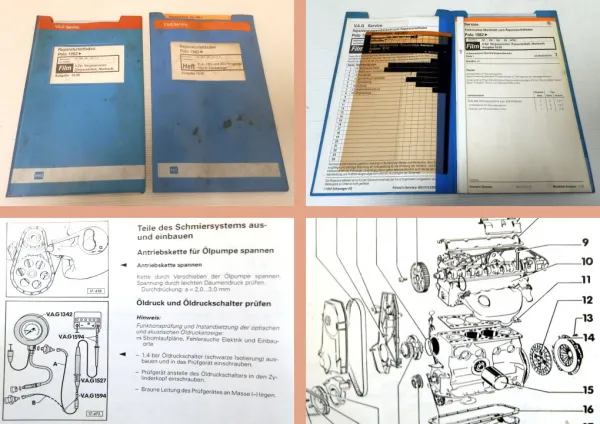 Werkstatthandbuch VW Polo II 86c TLA 1B3 & 2E3 Vergaser + Motor HZ MH NU 2G