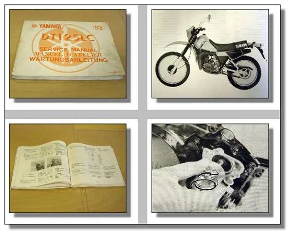 Werkstatthandbuch Yamaha DT 125 LC 10V Reparaturanleitung Service Manual 1982