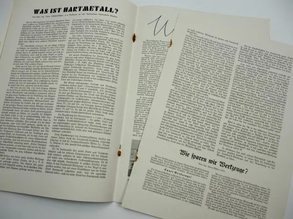 Werkszeitschrift der Kugelfischer Betriebe Unser Werk und wir 1942 Kugellager