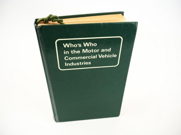 Whos Who in the Motor and Commercial Vehicle Industries 1970/71