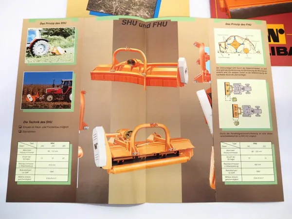 Willibald SHU FHU UFM Anbaugeräte an Unimog Steyr 4x Prospekt Preisliste ca. 1990