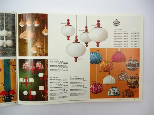 Wohnpunkt Einrichtungskatalog Raumgestaltung Herbert Bock 1970/80er Jahre