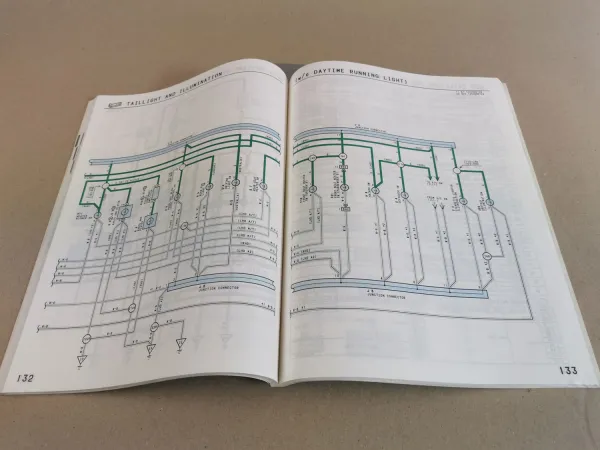 Workshop manual Toyota Previa Tarago electrical wiring diagrams from 1990 - 1991