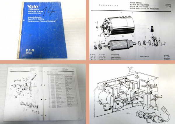 Yale Eaton VEP-2580N VEP-3280N Gabelstapler Ersatzteilliste Parts Catalog