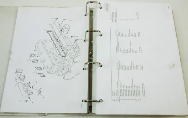 Yale GDP 20 25 30 RF Gabelstapler Ersatzteilliste parts list Onderderlenboek