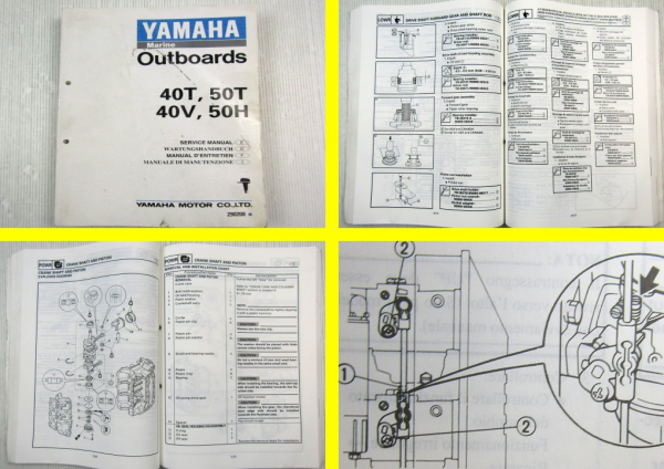 Yamaha 40T 50R 40V 50H Werkstatthandbuch Außenbordmotor Service Manual