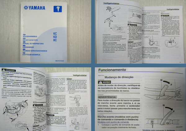 Yamaha 6C 6D 8C Manual do Proprietario 2004