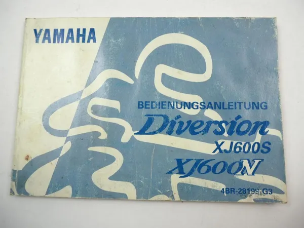 Yamaha Diversion XJ600S XJ600N Betriebsanleitung Bedienungsanleitung 1996
