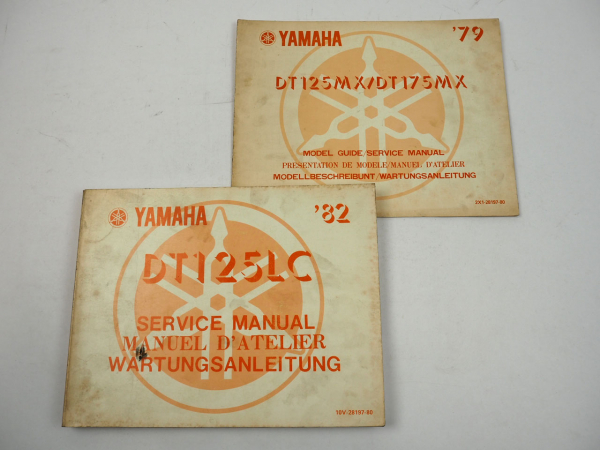 Yamaha DT125LC 10V Werkstatthandbuch Reparaturanleitung Service Manual 1982
