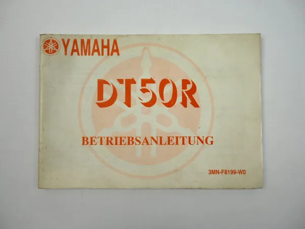 Yamaha DT50R 3MN Bedienungsanleitung Betriebsanleitung 1990