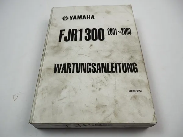 Yamaha FJR1300 5JW 5VS Reparaturanleitung Werkstatthandbuch 2001-2003 Wartung