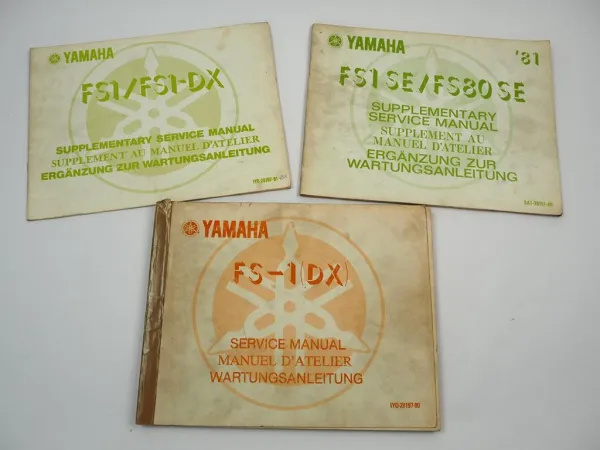 Yamaha FS-1 FS1 DX SE FS80SE Werkstatthandbuch Reparaturanleitung 1977/81