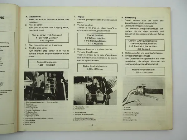 Yamaha FS-1 FS1 DX SE FS80SE Werkstatthandbuch Reparaturanleitung 1977/81