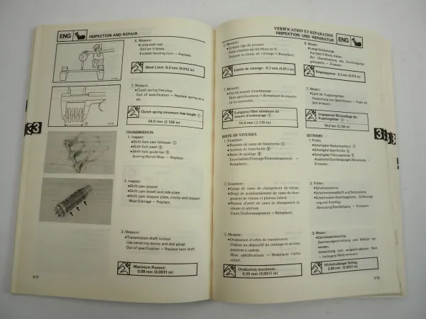 Yamaha FZ750 1FN 1FV Werkstatthandbuch Service manual Reparaturanleitung 1985
