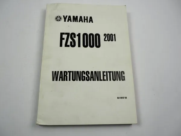 Yamaha FZS 1000 5LV 2001 Werkstatthandbuch Reparaturanleitung Wartungsanleitung