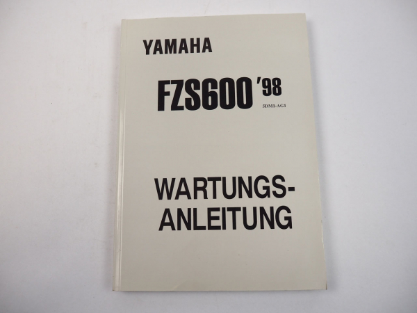 Yamaha FZS600 5DM1 Werkstatthandbuch Wartungsanleitung 1998