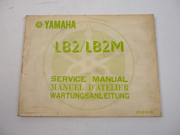 Yamaha LB2 LB2M Werkstatthandbuch Reparatur Wartung 1977