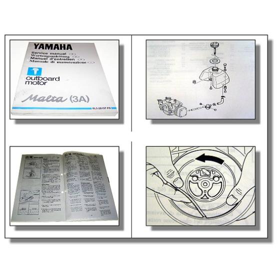 Yamaha Malta 3A Außenbordmotor Werkstatthandbuch Service Manual