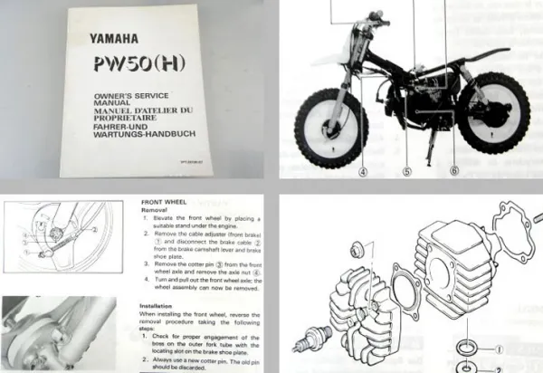 Yamaha PW50(H) Betriebsanleitung Wartung 1995 Code 3PTJ 3PTL 3PTK
