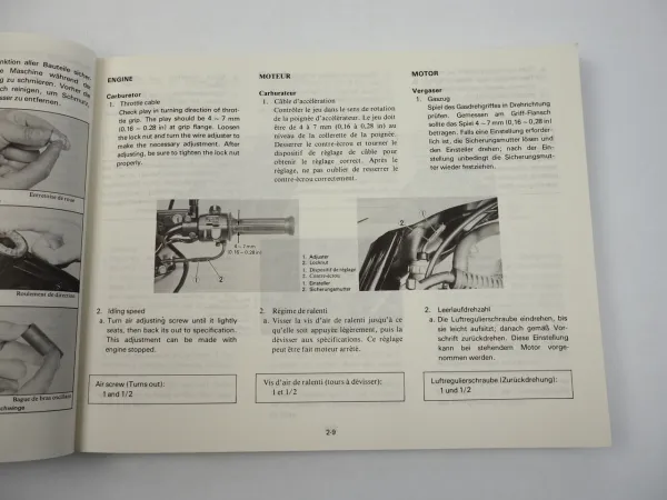 Yamaha RD125LC 10W 12A Werkstatthandbuch Reparaturanleitung 1982
