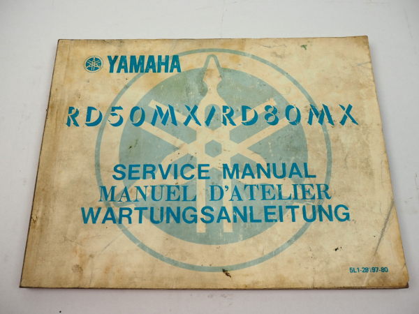 Yamaha RD50MX 5L11RD80MX 5G1 Werkstatthandbuch 1981 Service Manual Reparatur