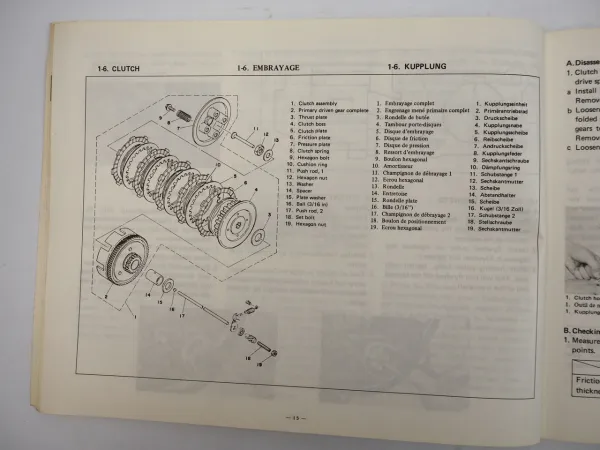 Yamaha RS100 RS100S RS125 Werkstatthandbuch Wartung Service Manual 1977