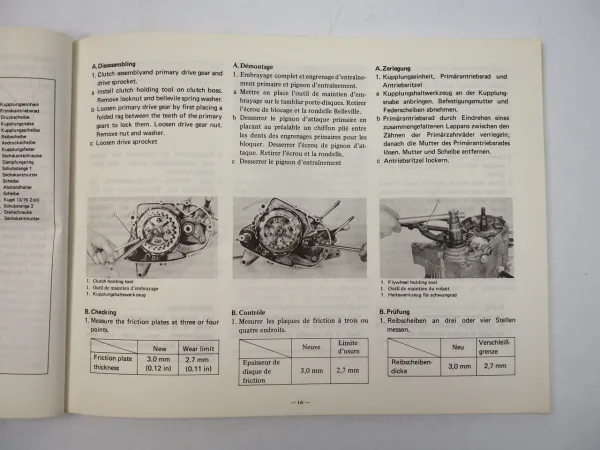 Yamaha RS100 RS100S RS125 Werkstatthandbuch Wartung Service Manual 1977