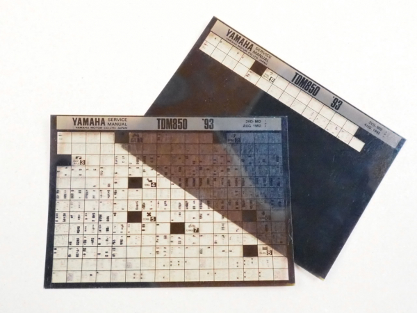 Yamaha TDM 850 1993 Manuale di Riparazione Microfich