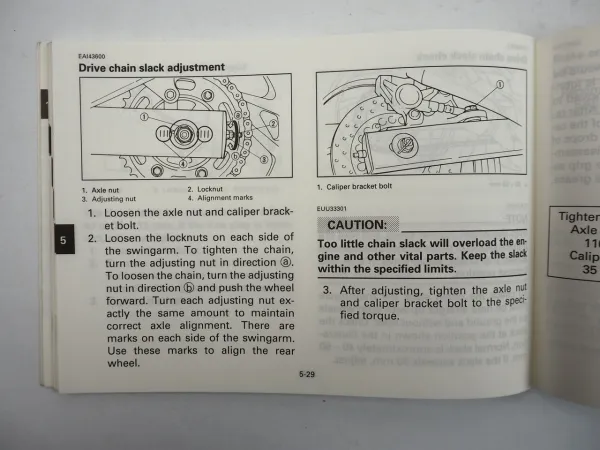 Yamaha TDM850 Owners Manual Betriebsanleitung 1996 englisch