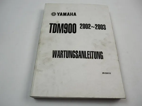 Yamaha TDM900 5PS1 Reparaturanleitung Werkstatthandbuch 2002-2003 Wartungsanleitung