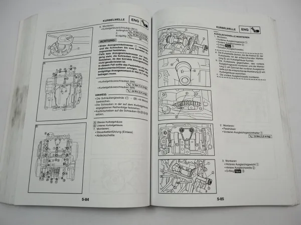 Yamaha TDM900 5PS1 Reparaturanleitung Werkstatthandbuch 2002-2003 Wartungsanleitung