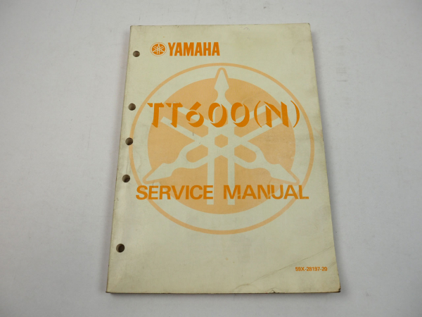 Yamaha TT600 (N) Service Workshop Repair Manual Reparatur Werkstatthandbuch