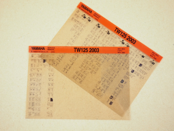 Yamaha TW 125 2003 Wartungsanleitung Reparaturanleitung Microfich