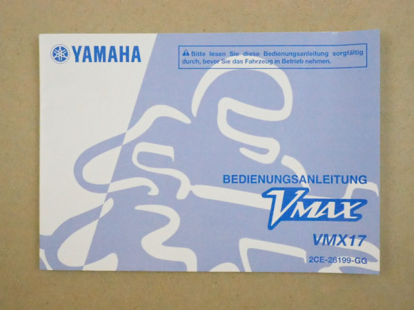 Yamaha VMX17 VMAX Bedienungsanleitung Bedienhandbuch 2015