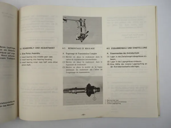 Yamaha Wellenantrieb Kardanantrieb Werkstatthandbuch Reparaturanleitung 1977