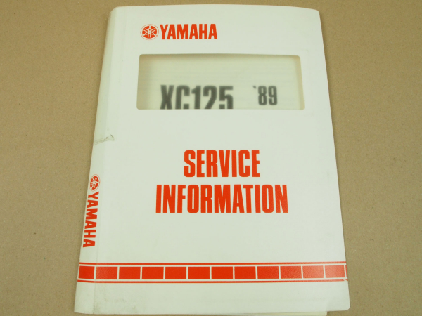 Yamaha XC125 3KR 1989 Service Information Inspektion Schaltplan Elektrik