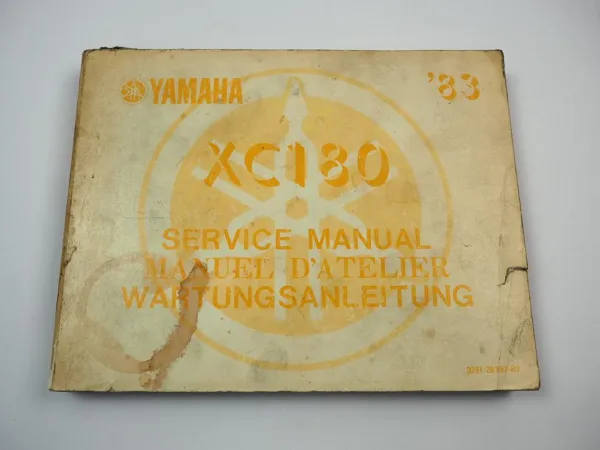Yamaha XC180 Cygnus Werkstatthandbuch Reparaturanleitung Service manual 1983