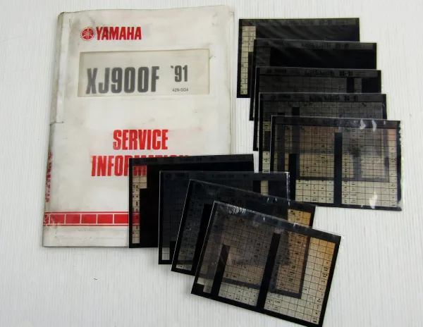 Yamaha XJ900 XJ900N XJ900F 1983 - 1991 Service Information + Wartungsanleitungen