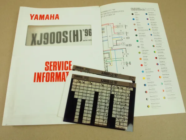 Yamaha XJ900S Diversion 1995 - 1997 Service Information + Wartungsanleitung