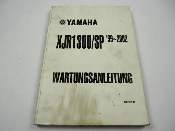 Yamaha XJR1300 L / SP 5EA2 - 5EA6 Reparaturanleitung Werkstatthandbuch 1999-2002