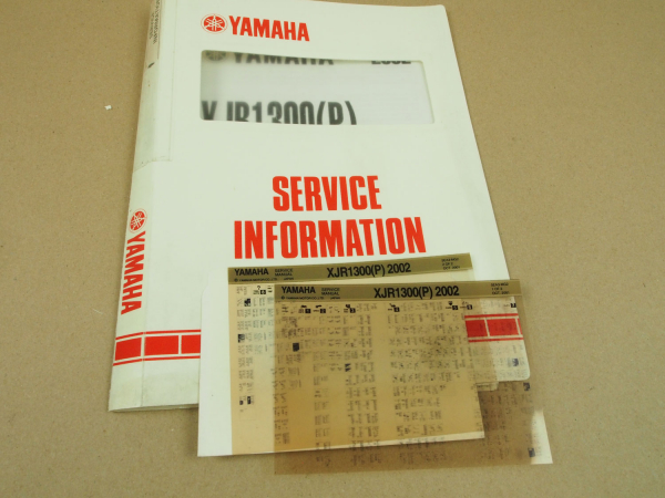 Yamaha XJR1300 (P) 2002 Service Information Wartungsanleitung Reparaturanleitung